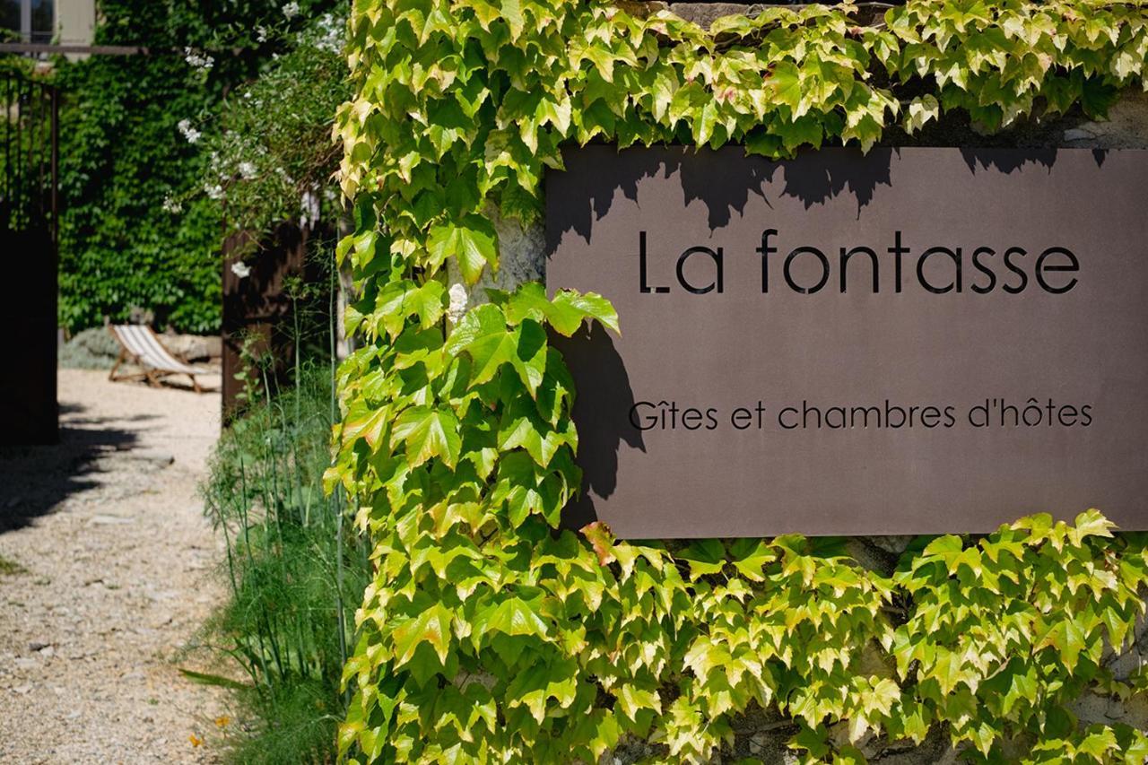 La Fontasse Hotel Lussan  Bagian luar foto